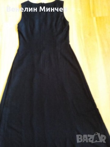 Дамска черна рокля, снимка 5 - Рокли - 22367846