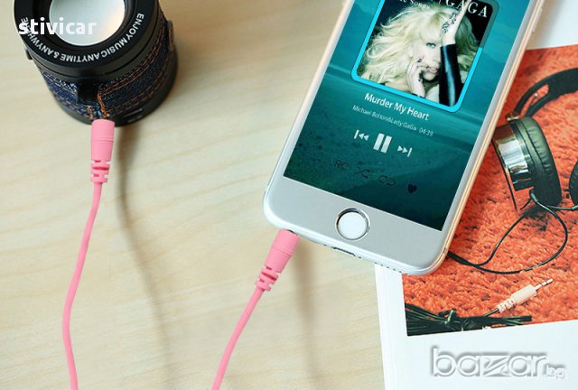 Аудио кабел - AUX 3.5-3.5;-- 5 лв. безплатна доставка., снимка 6 - Други - 14957885