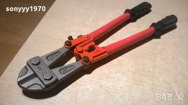 Ножица за арматура с гумена ръкохватка-45см-внос швеицария