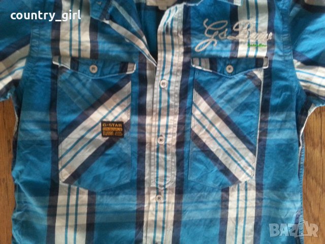 g-star athan menora shirt - страхотна мъжка риза, снимка 7 - Ризи - 21712120