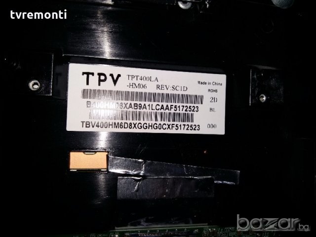 LED TV TPT400LA-J6PE1 LED BACKLIG LED DIOD