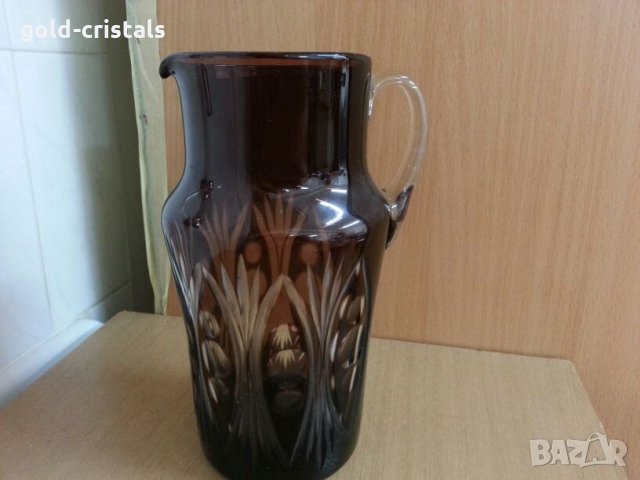 кристална кана гравирана 