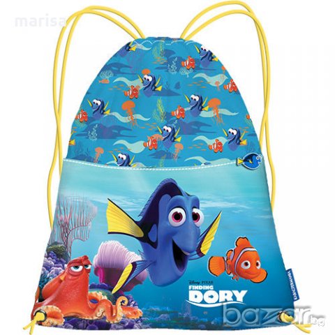 Торба за спорт Дори, Dory Disney Pixar 41см  1692, снимка 1 - Кенгура и ранички - 19963553