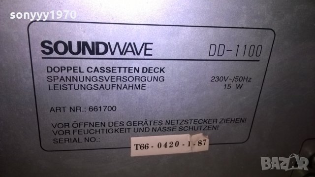 soundwave dd-1100 deck-внос швеицария, снимка 12 - Декове - 24542741