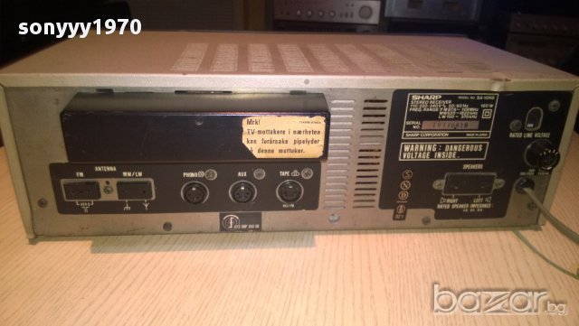sharp sa-10hb-stereo receiver-160w-made in japan-внос швеицария, снимка 17 - Ресийвъри, усилватели, смесителни пултове - 8928301