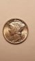 BUnc  MERCURY DIME 1944 Philadelphia Mint. WW2 ERA, снимка 3