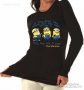 ХИТ! Дамска тениска на Миньони / The Minions Papoy. Бъди различна, поръчай модел с Твоя снимка!, снимка 3