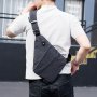 Мъжка спортно-елегантна текстилна чанта за през рамо DXYZ 31x27x19x17 