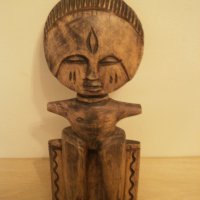 Голяма автентична Ашанти фигура от Гана, снимка 1 - Колекции - 20689292