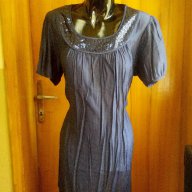 Тъмно лилава рокля с пайети Л, снимка 1 - Рокли - 15705930