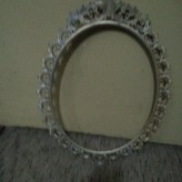 Огледало  - метално, малко  1, снимка 1 - Антикварни и старинни предмети - 25170931