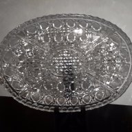 Кристална овална чиния (поднос), снимка 2 - Други стоки за дома - 14874868
