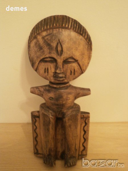  Голяма автентична Ашанти фигура от Гана, снимка 1