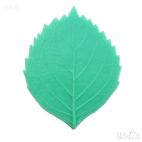 Огромно релефно листо силиконов молд декорация с фондан торта украса шоколад, снимка 1