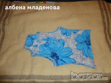 блуза със сини цветя, снимка 1
