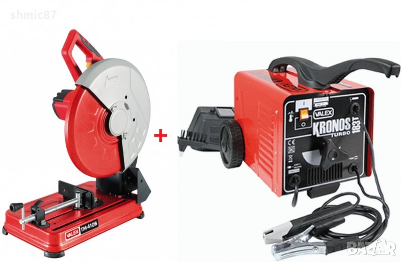 Отрезна машина за метал ТМ410В + заваръчен апарат KRONOS 183T , снимка 1
