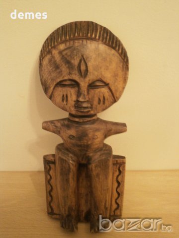  Голяма автентична Ашанти фигура от Гана