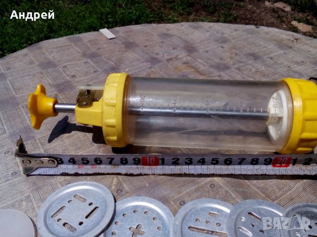 Стар шприц за сладки, снимка 2 - Антикварни и старинни предмети - 22130348