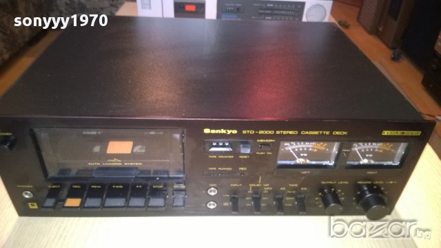 sankyo std-2000 stereo cassette deck-made in japan-внос швеицария, снимка 9 - Ресийвъри, усилватели, смесителни пултове - 9138962