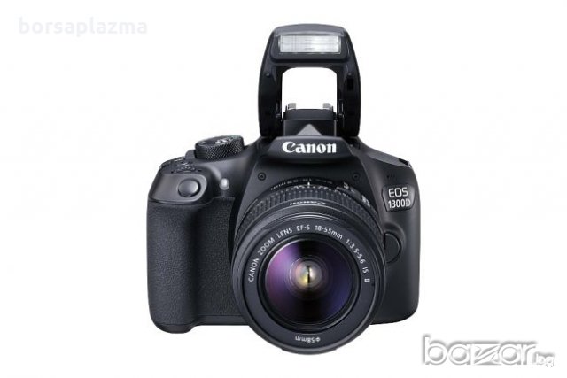 Canon EOS 1300D + обектив CANON EF-S 18-55 f/3.5-5.6 IS II , снимка 1 - Фотоапарати - 21429865