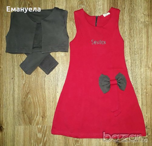 Детска рокля с болеро, снимка 2 - Детски рокли и поли - 20384722