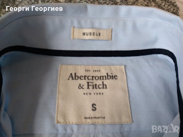 Мъжка риза Abercrombie & Fitch /Аберкромби енд фич, 100% оригинал, снимка 3 - Ризи - 25123415