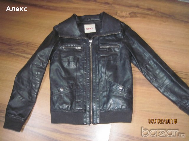 Only - кожено яке, снимка 1