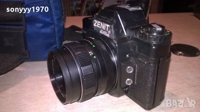 zenit-made in russia-фотоапарат с обектив-внос швеция, снимка 3 - Фотоапарати - 25390790