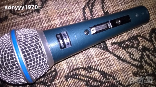 shure beta sm58s-внос швеицария, снимка 1 - Микрофони - 25072561