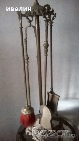 барокова поставка за прибори за камина, снимка 4 - Антикварни и старинни предмети - 20230650