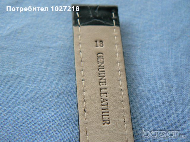  Кожена каишка 18мм, снимка 5 - Мъжки - 10860129