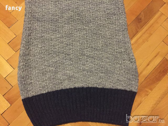 Плетена вълнена рокля с поло яка, снимка 7 - Рокли - 16327656