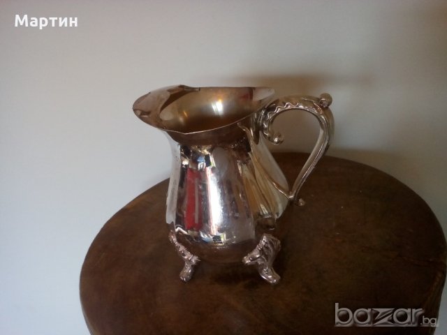 1939г. Посребрена масивна  - Кана - 1 бр. ( 777929) , снимка 5 - Сервизи - 18307123