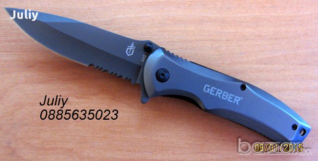 Сгъваем нож Gerber 342 / 342В /, снимка 6 - Ножове - 9383583