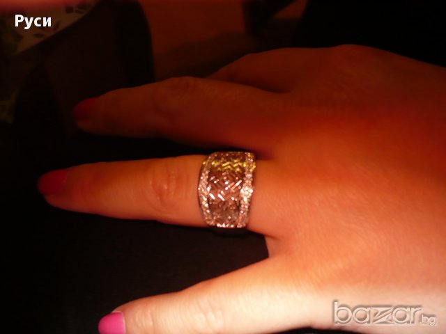 Посребрен пръстен, снимка 3 - Пръстени - 17528420