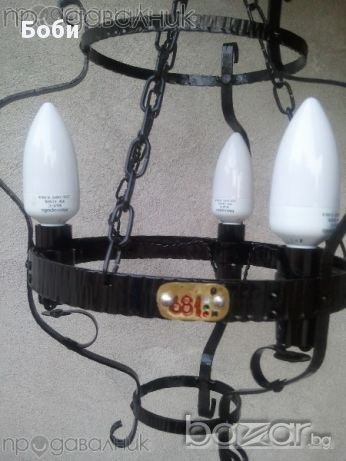 Полилей от ковано желязо, снимка 2 - Полилеи - 8774155