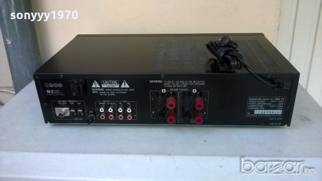 Denon dra-25 receiver-made in japan-внос швеицария, снимка 9 - Ресийвъри, усилватели, смесителни пултове - 18268066