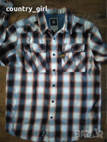 g-star deck windsor shirt - страхотна мъжка риза КАТО НОВА , снимка 8 - Ризи - 25424374