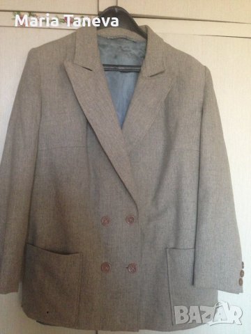 Дамско сако от вълнен плат