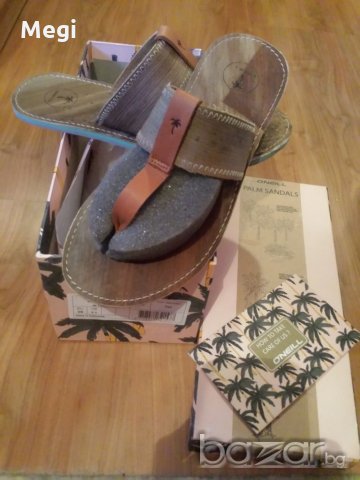 O'NEILL Oригинални дамски чехли,естествена кожа, снимка 2 - Чехли - 21167753