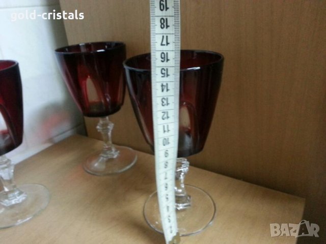 кристални чаши за вино , снимка 7 - Антикварни и старинни предмети - 22100135