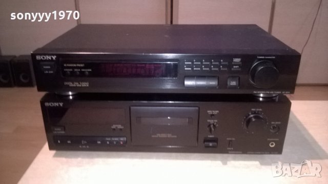 sony deck+sony tuner-made in japan-внос швеицария, снимка 2 - Ресийвъри, усилватели, смесителни пултове - 24973347