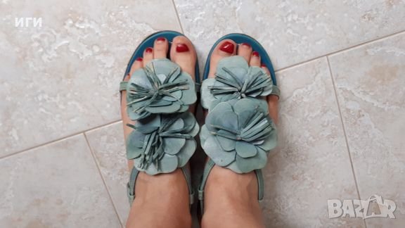 Обувки от естетвена кожа-39 номер, снимка 5 - Чехли - 25776327