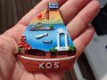 магнит платноходка от остров Кос, снимка 1 - Други ценни предмети - 19421844