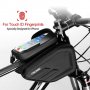 12023 Чанта за рамка на велосипед с джоб за телефони от 4,7 до 6,2 инча, снимка 1