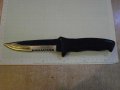 Нож тип "Рамбо" с гумени чирени, снимка 1 - Други ценни предмети - 9603841