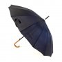 564 Класически автоматичен чадър за дъжд черен 16 ребра 98см дамски чадър мъжки чадър, снимка 6