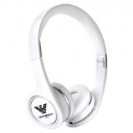 нови бели слушалки Emporio Armani оригинал, снимка 2 - Слушалки и портативни колонки - 15884618
