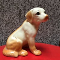 Порцеланова фигура на кученце, снимка 2 - Статуетки - 24197475
