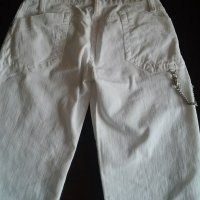 Дамски бял 7/8 панталон, снимка 3 - Панталони - 18748670